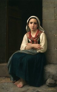 Yvonnette door William Adolphe Bouguereau